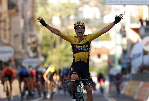 Wout Van Aert wins Milano-Sanremo