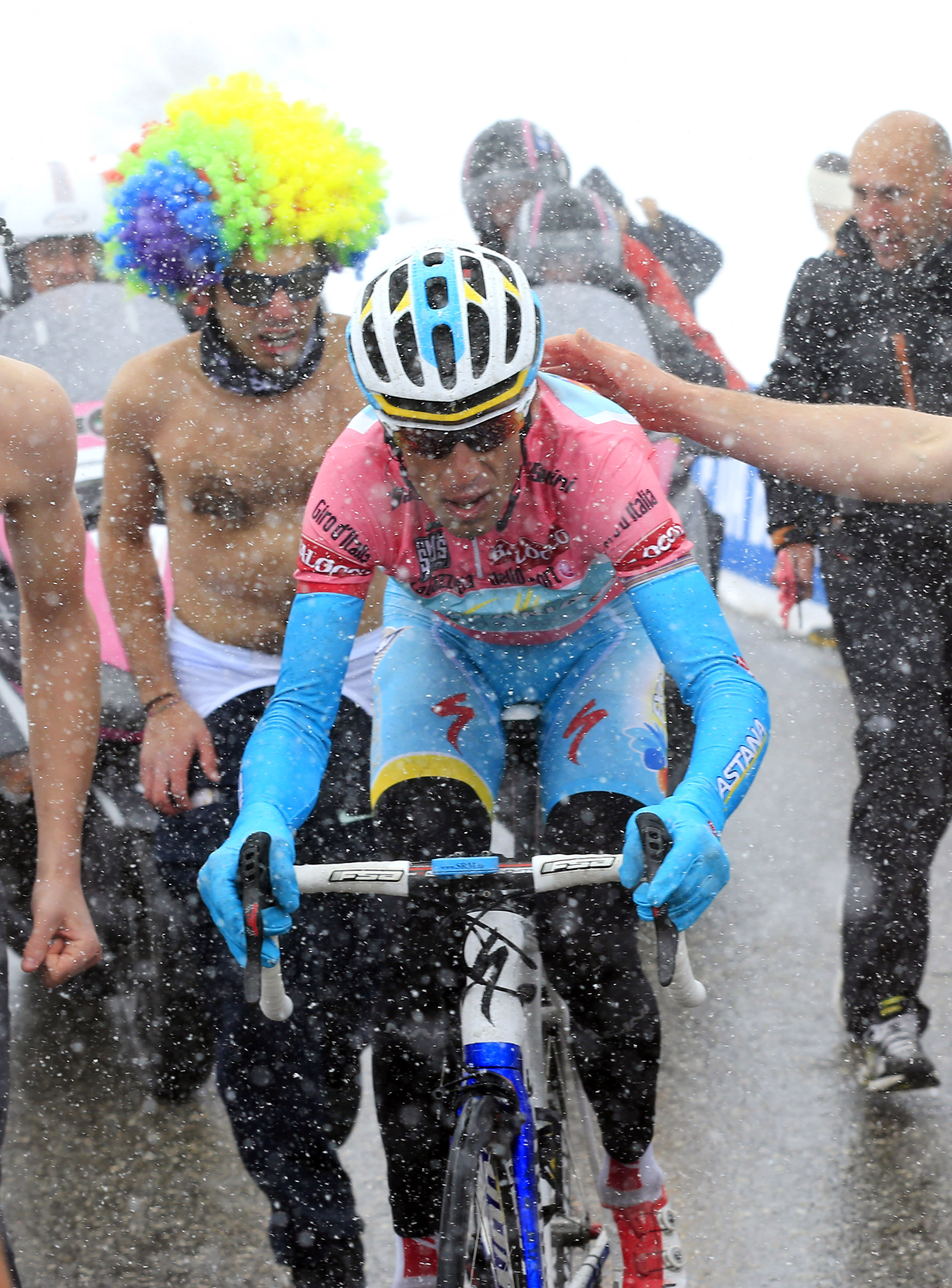 Nibali on Tre Cime di Lavaredo climb - 2013 edition